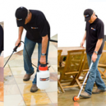 gripACTion anti-slip tile treatments being applied