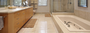 Image of tiled bathroom floor at gripACTion.com.au