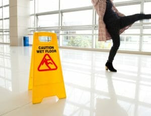 Image of a slippery floor